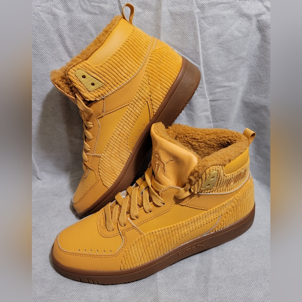PUMA Rebound Joy Fur Corduroy Men's  High-Top Casual *New, Never Worn, No Tags*